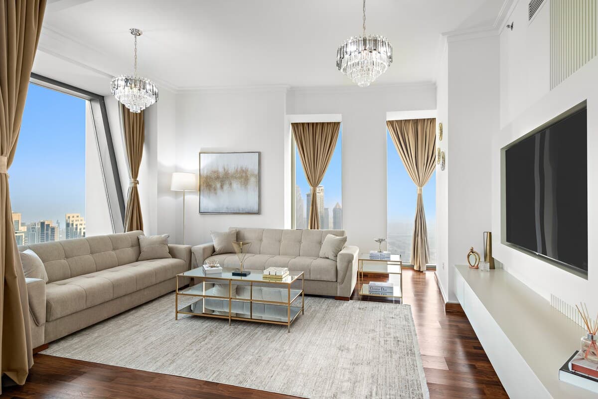 4 Bedroom Furnished Apartment | Burj Vista — photo 3