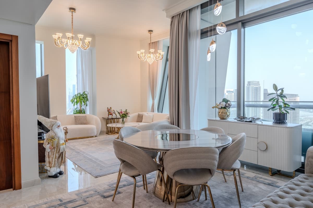 2 Bedroom Furnished Apartment with Full Burj Khalifa View | Burj Vista — photo 3
