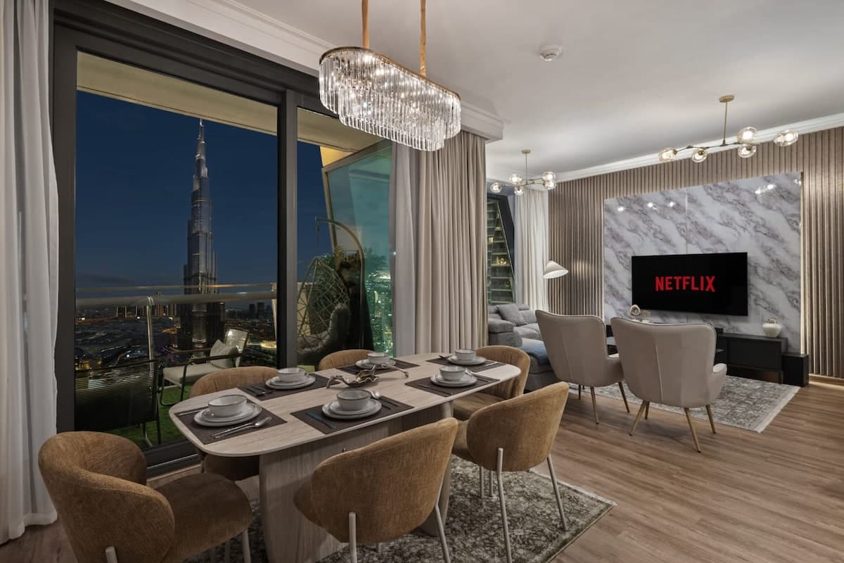Furnished Apartment with Burj Khalifa + Fountain View | Burj Vista — photo 3