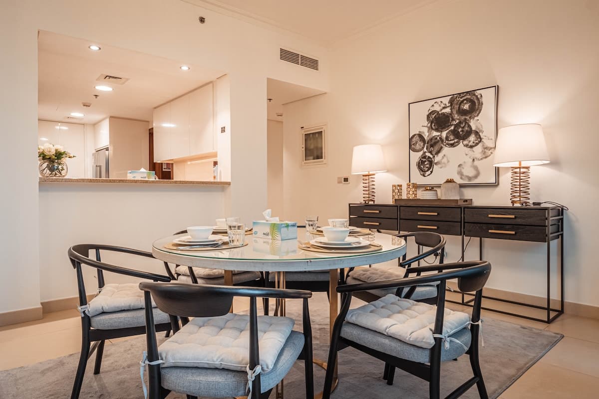 3 Bedroom Furnished Apartment with Burj Khalifa & Fountain View | Burj Vista — photo 8