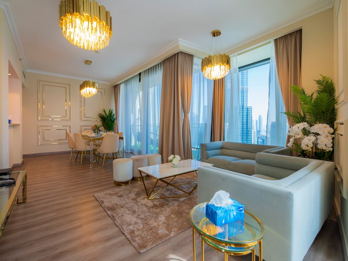 3 Bedroom Furnished Apartment with Fountain View | Burj Vista · III — photo 2