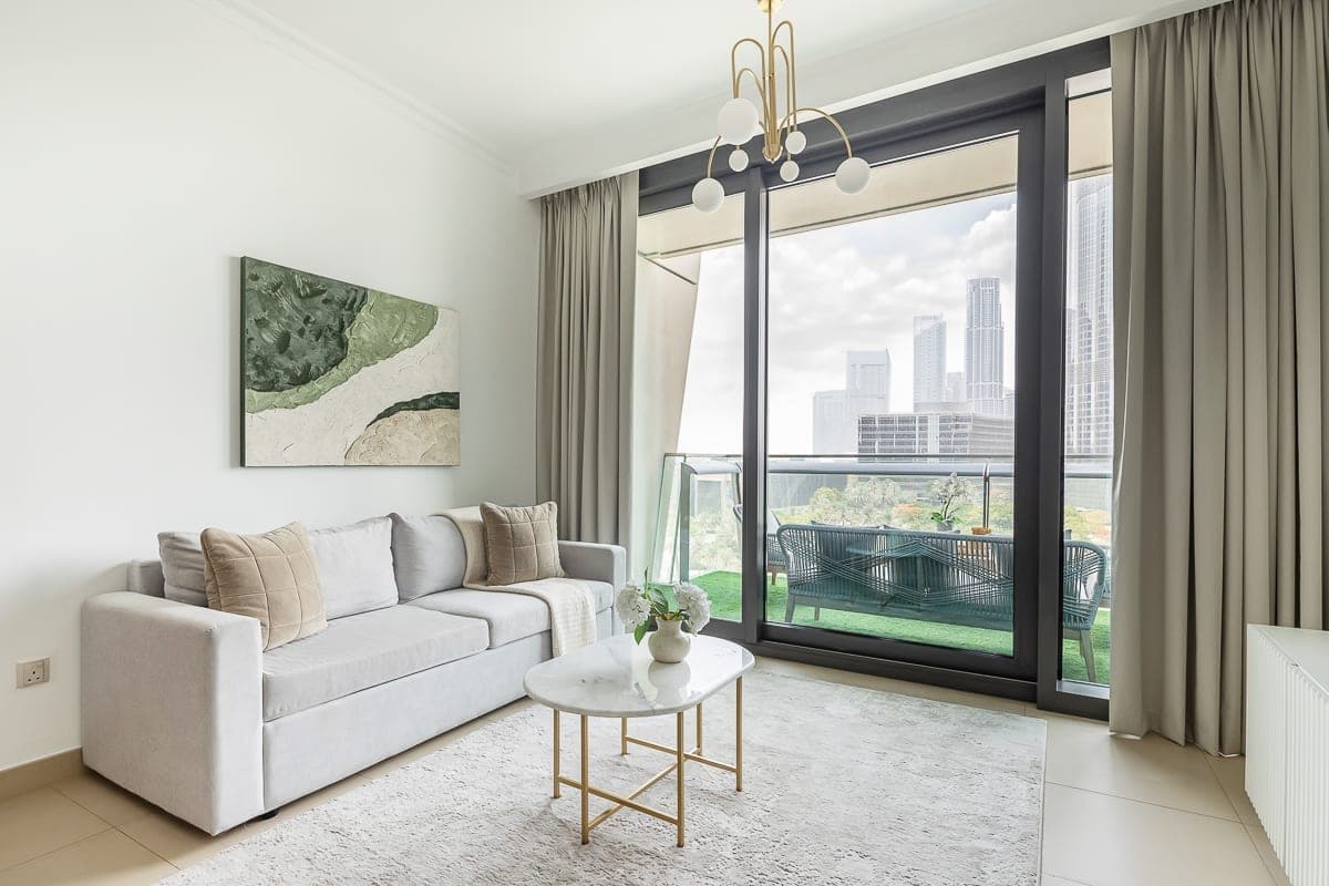 1 Bedroom Furnished Apartment with Burj Khalifa View | Burj Vista — photo 8