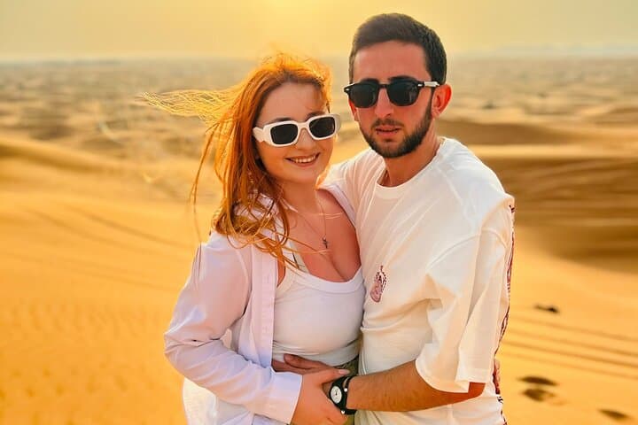 Desert adventure tour in Ajman with dune bashing and camel ride — Adventure things to do in Ajman