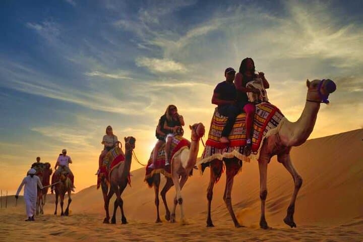 Desert safari with camel ride, sand boarding and BBQ dinner — Nature & wildlife things to do in Ajman