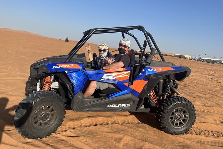 Dune buggy and camel ride in Fujairah desert — Adventure things to do in Fujairah
