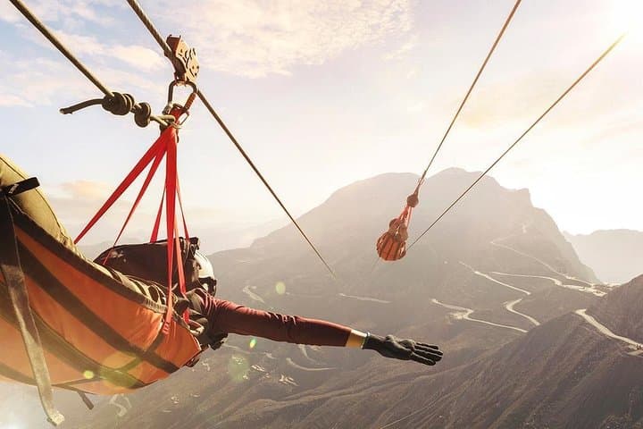 Jebel Jais Zipline tour in Ras Al Khaimah