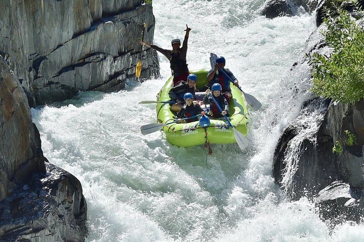 Full-day whitewater rafting on the Middle Fork from Auburn, Sacramento
