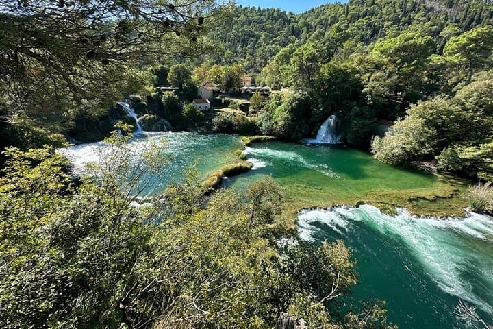 Private Krka Waterfalls Day Trip from Split including Wine Tasting & Lunch, Split