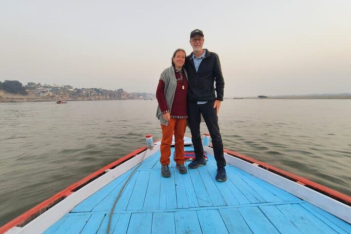 Sunrise boat ride and walking tour in Varanasi, Varanasi