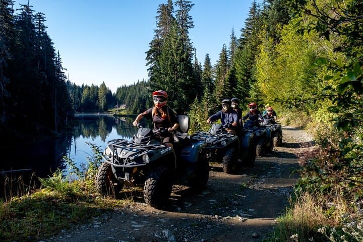 Whistler guided ATV tour of the backcountry, Whistler
